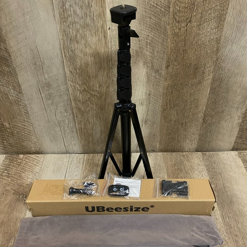 Ubeesize 54 Inches selfie Stick Tripod Detachable and Extendable Phone Tripod